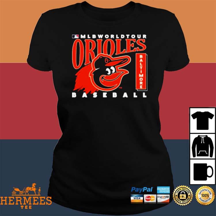 Mlb World Tour Baltimore Orioles Baseball Logo 2023 T-shirt,Sweater,  Hoodie, And Long Sleeved, Ladies, Tank Top