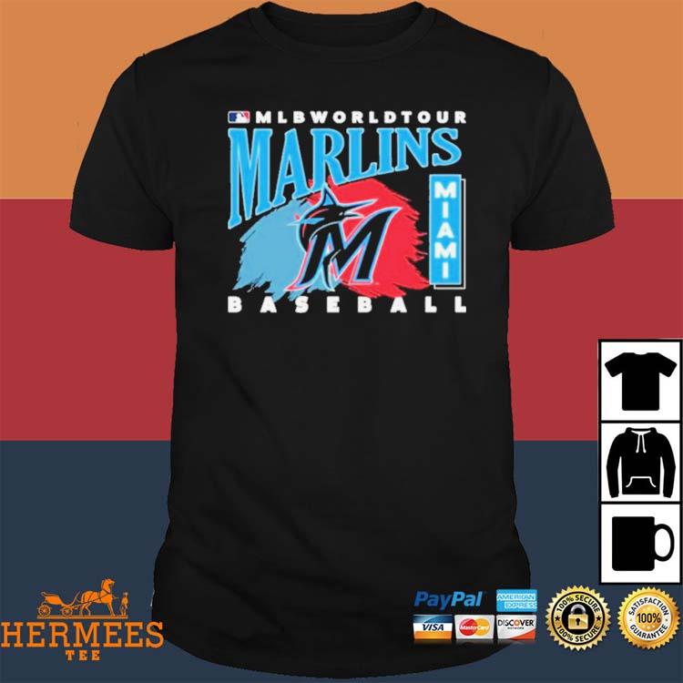 MLB World Tour Miami Marlins logo T-shirt, hoodie, sweater, long