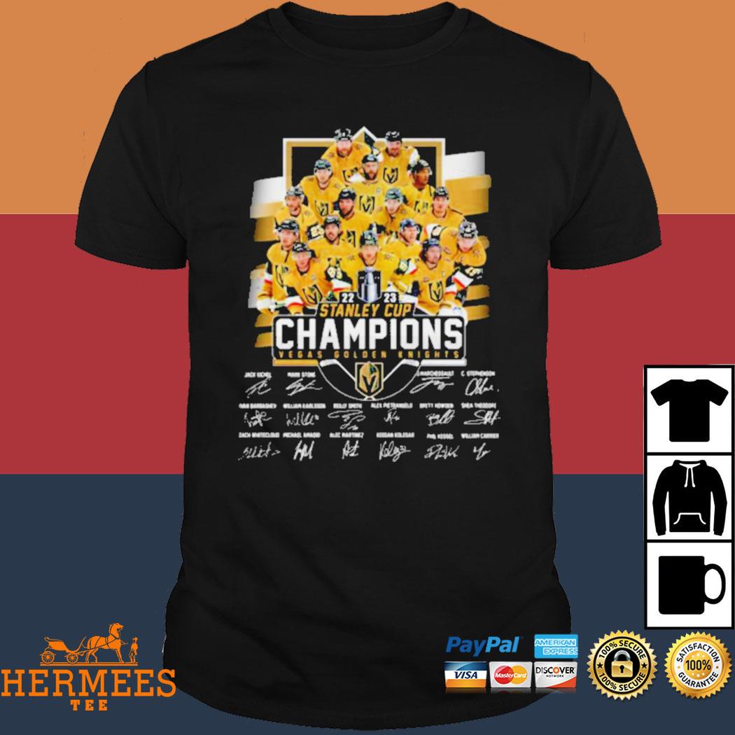 Official NHL Golden Knights Team 2023 Stanley Cup Champions