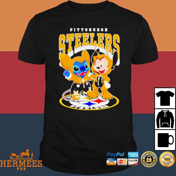 Pittsburgh Steelers Baseball Stitch And Mickey Shirt