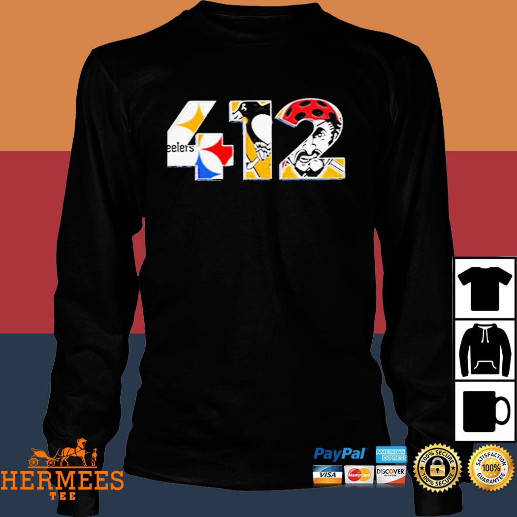 Pittsburgh Steelers Penguins And Pirates 412 Shirt