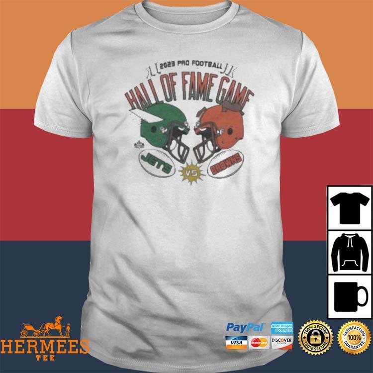 Official 2023 Pro Football Hall Of Fame Game Jets Vs Browns Shirt