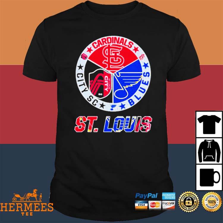 Official St. Louis Cardinals St. Louis Blues City T-Shirt, hoodie, sweater,  long sleeve and tank top