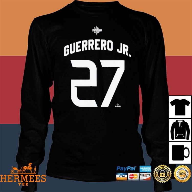 Number 27 Vladimir Guerrero Jr. American League 2023 Mlb All-Star Game Name  & Number shirt, hoodie, longsleeve, sweater