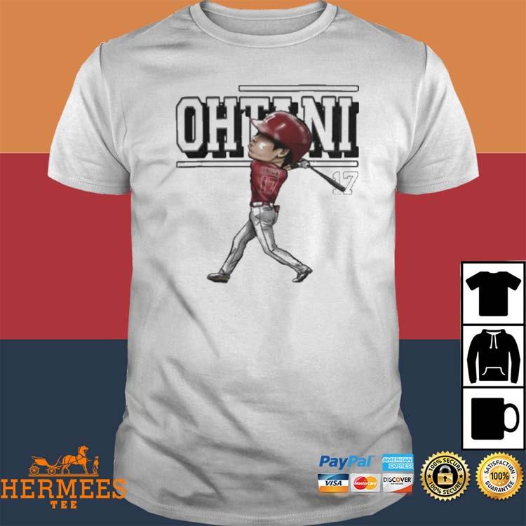 500 LEVEL Shohei Ohtani Shirt (Cotton, Small, Heather Gray) - Shohei Ohtani  Ooohtani WHT