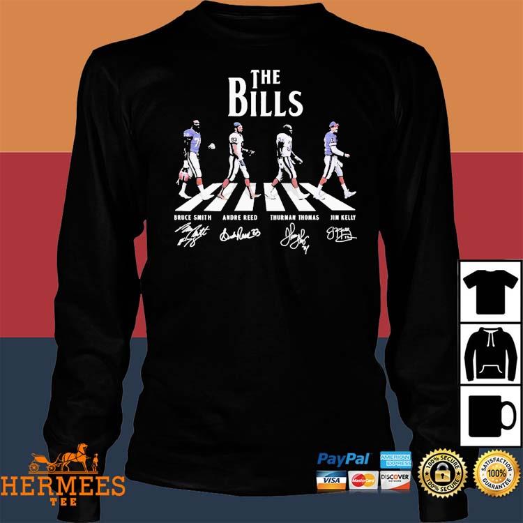 Official The Buffalo Bills Abbey Road Signatures Shirt