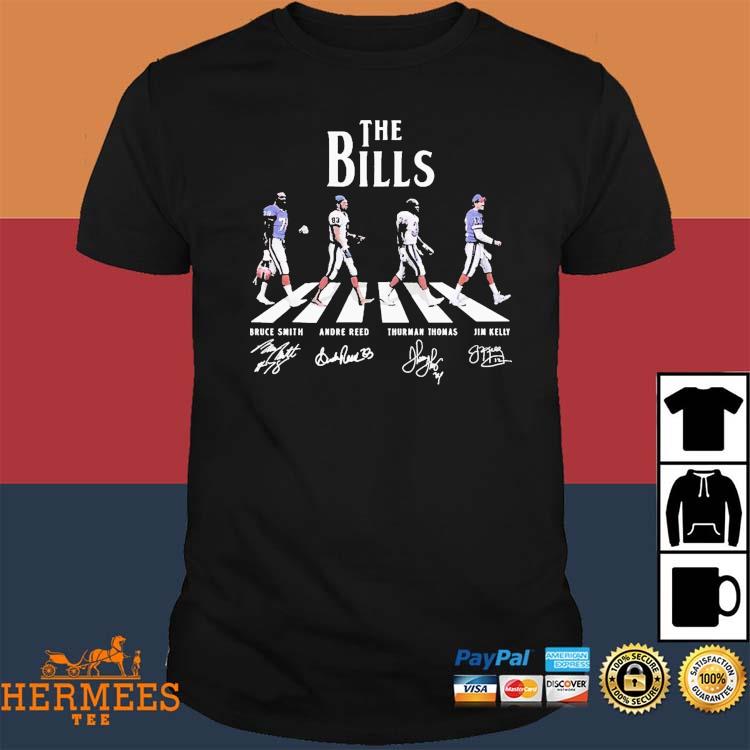 Official Buffalo Bills The Bills Abbey Road 2023 Signatures Shirt, hoodie,  tank top, sweater and long sleeve t-shirt
