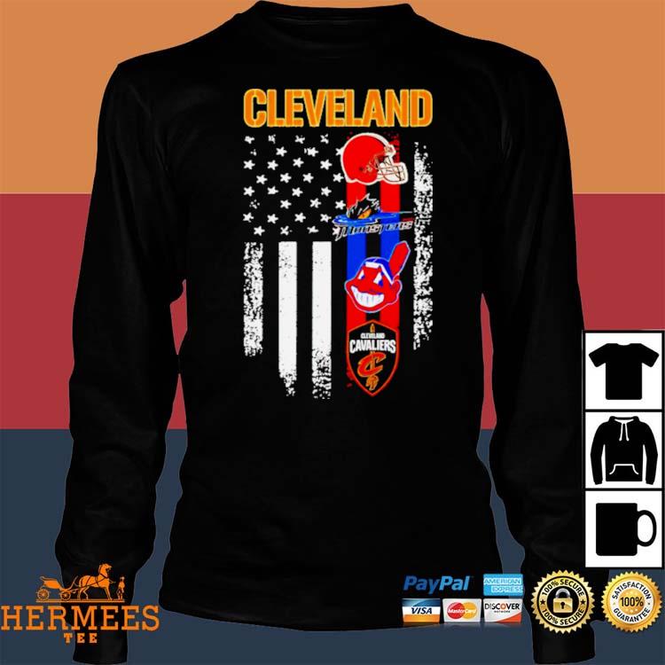 Cleveland Browns Cleveland Indians Cleveland Cavaliers logo shirt, hoodie,  sweater, long sleeve and tank top