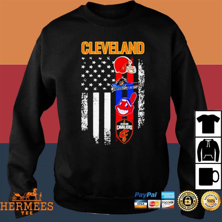 Cleveland Browns Cleveland Indians Cleveland Cavaliers logo shirt, hoodie,  sweater, long sleeve and tank top