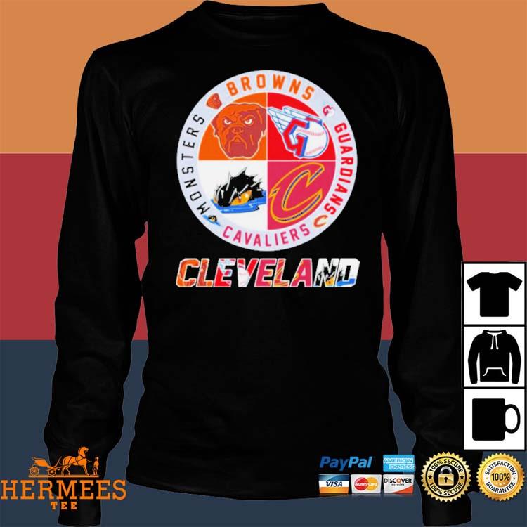Cleveland Cavaliers Browns Guardians Sports Teams Logos Shirt, hoodie,  sweater, long sleeve and tank top
