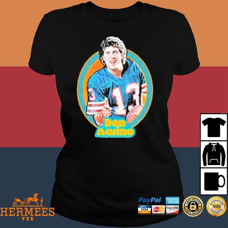 Dan Marino American Former Football Retro 80s Number 13 T-shirt