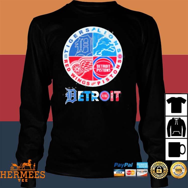 Detroit Pistons Lions Pistons Red Wings Tigers logo shirt, hoodie, sweater,  long sleeve and tank top