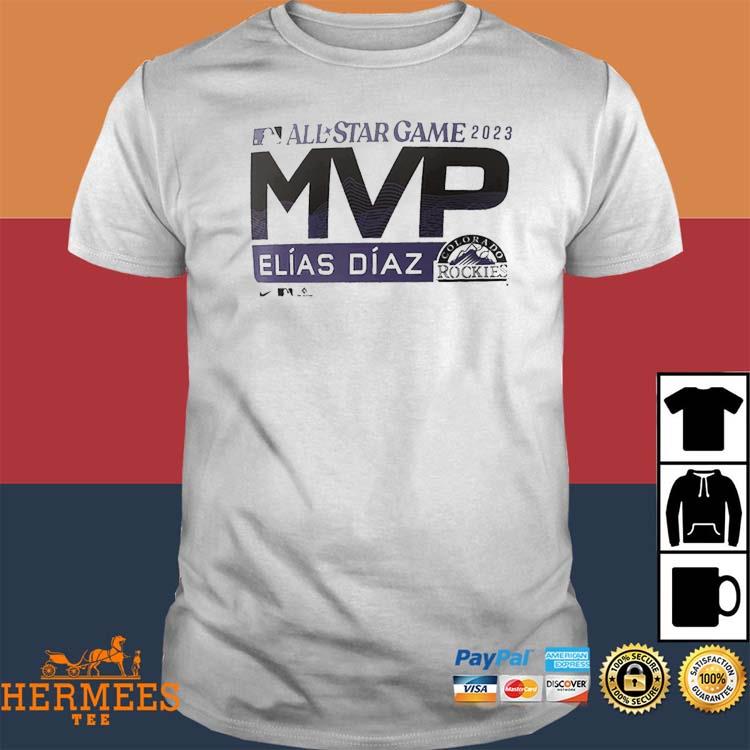 Original Elias Diaz Nike 2023 Mlb All-star Game Mvp T-shirt