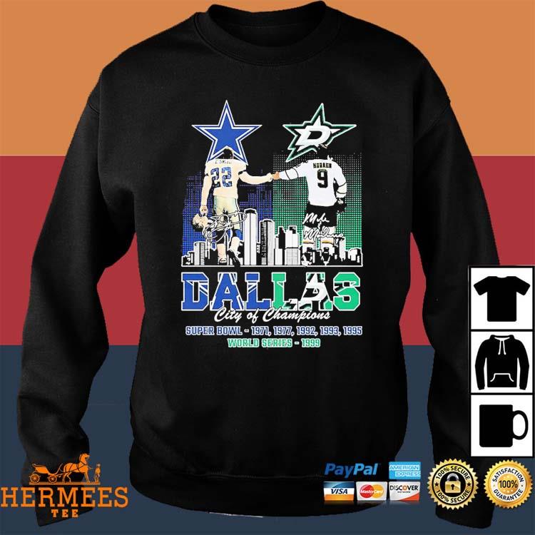 Emmitt Smith And Mike Modano Dallas City Of Champions Shirt