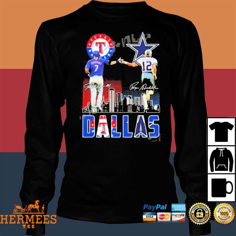 Iván Rodríguez And Roger Staubach Dallas Sports Signatures Shirt, hoodie,  sweater, long sleeve and tank top