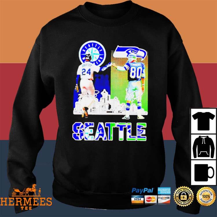 Ken Griffey Jr and Steve Largent Seattle City signatures shirt, hoodie,  sweater, long sleeve and tank top