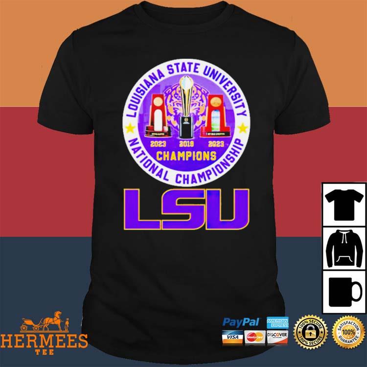 LSU Official National Championship Shirts - Purple exclusive at