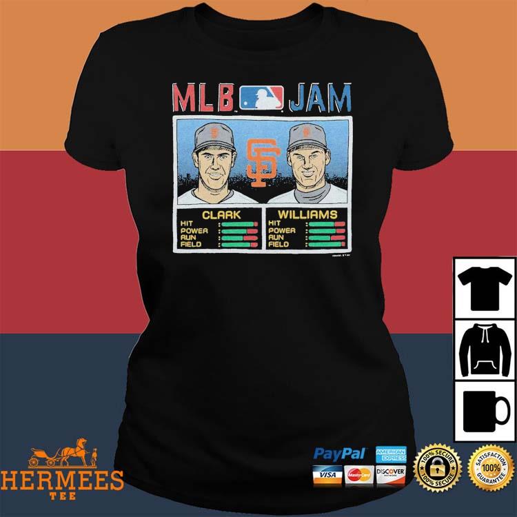 Mlb Jam Giants Clark And Williams T Shirt, hoodie, sweater and