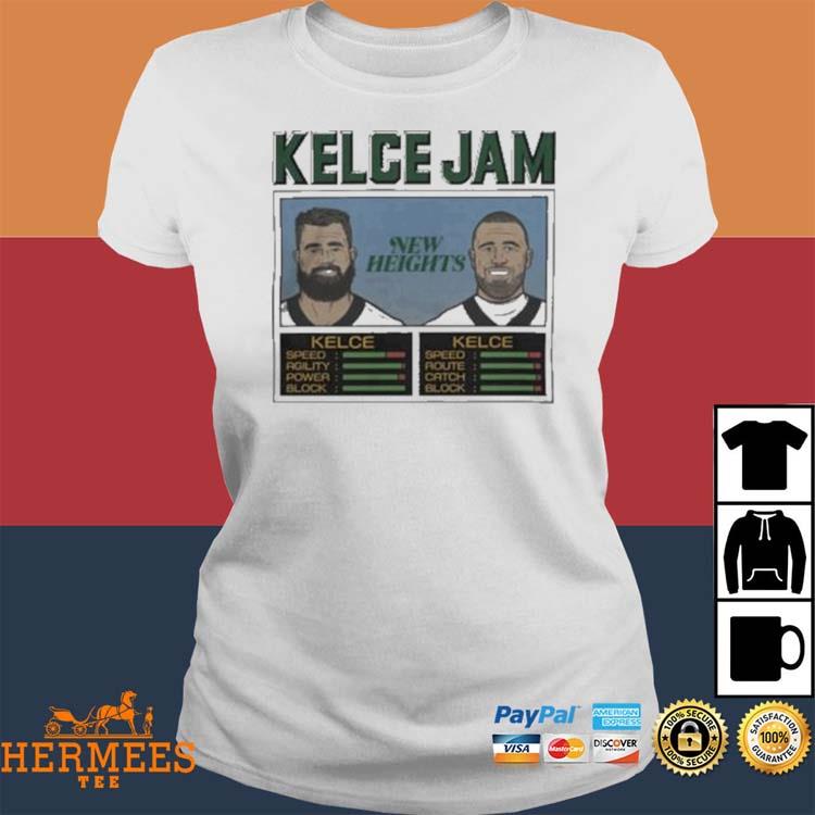 Homage Shop New Heights Podcast With Jason Travis Kelce Shirt New Heights  Shirt - Sgatee