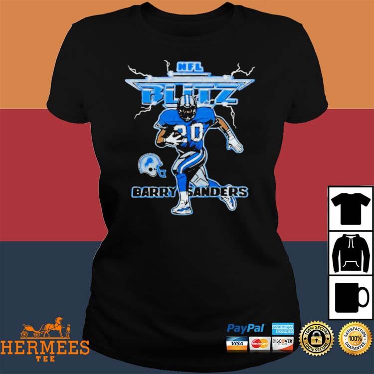 Nfl Blitz Lions Barry Sanders Tee Shirt Hoodie Tank-Top Quotes