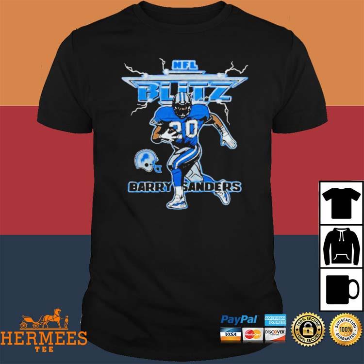 Nfl Blitz Lions Barry Sanders Tee Shirt Hoodie Tank-Top Quotes