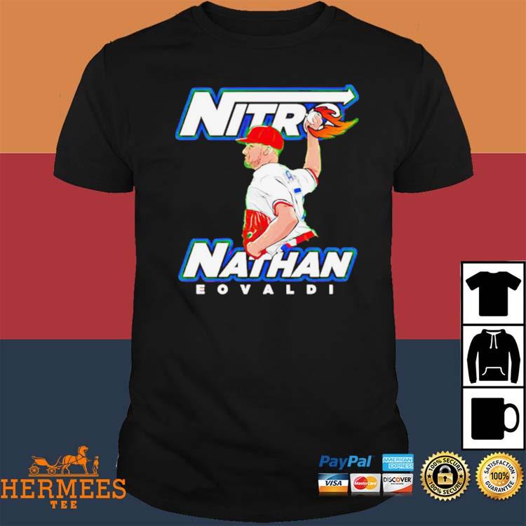 Nathan Eovaldi Kids Toddler T-Shirt - White - Texas | 500 Level Major League Baseball Players Association (MLBPA)