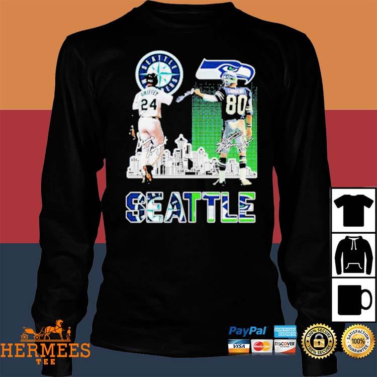 Official seatle Mariners Griffey And Seahawks Largent City Champion T Shirt,  hoodie, long sleeve tee