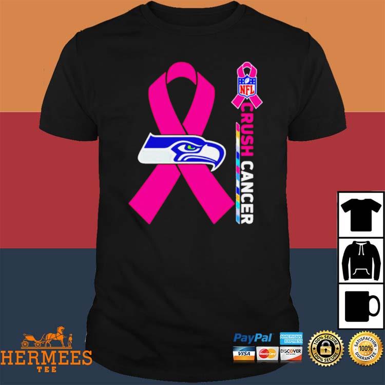 Official Seattle Seahawks Nfl Crush Cancer Shirt, hoodie, tank top, sweater  and long sleeve t-shirt