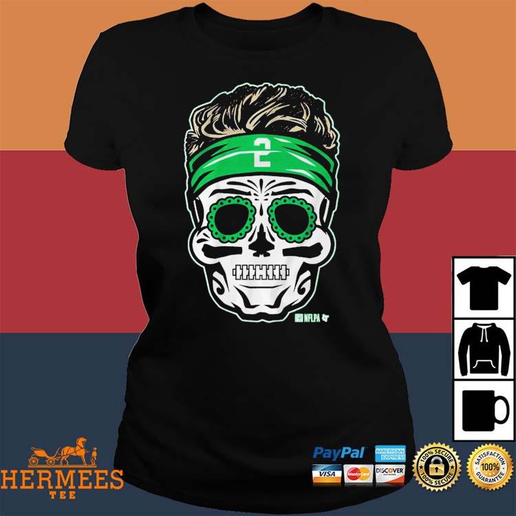 Official Number 2 Zach Wilson Sugar Skull Shirt, hoodie