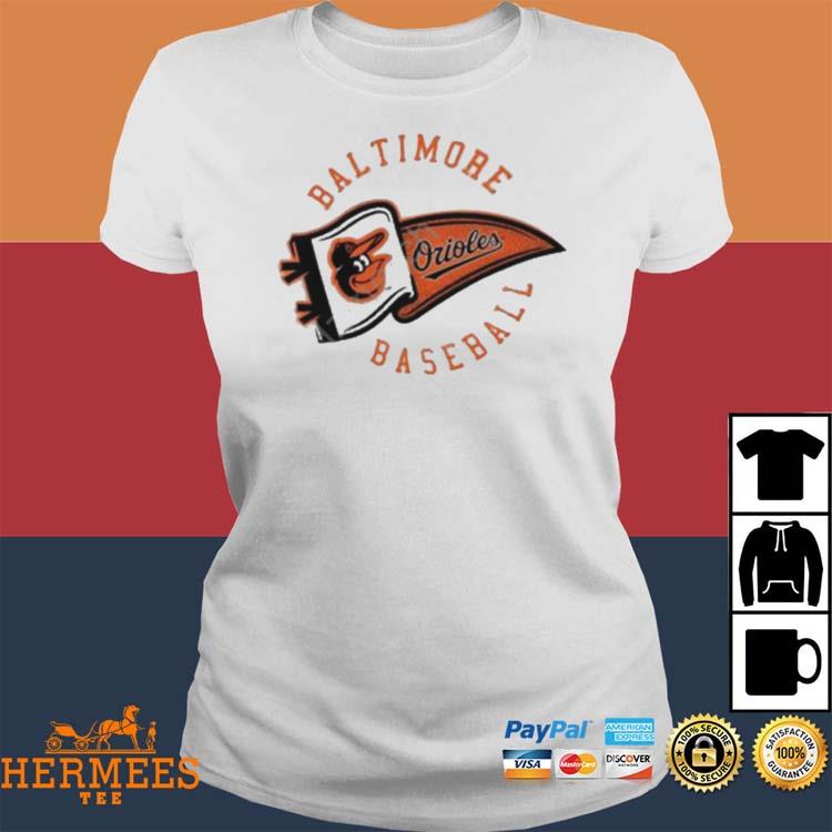 Design baltimore orioles hometown baltimore pennant art design t-shirt,  hoodie, sweater, long sleeve and tank top