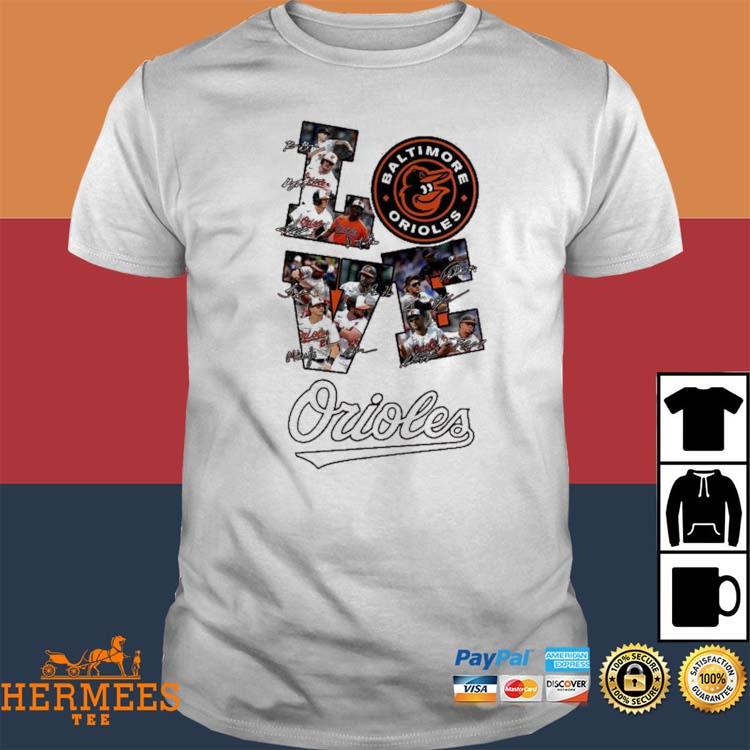 Baltimore Orioles Love Team Personalized Orange Shirt, hoodie