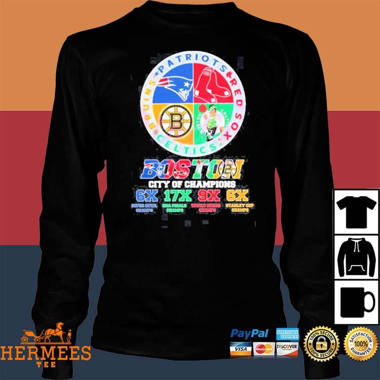 Official Boston Bruins Patriots red sox celtics logo T-shirt, hoodie, tank  top, sweater and long sleeve t-shirt