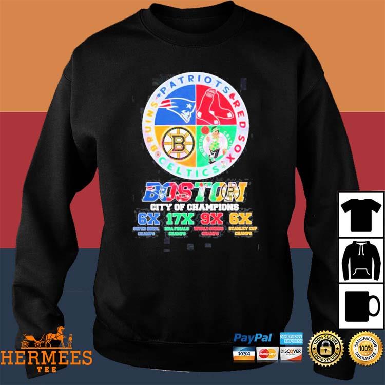 Official Boston City Of Champions Boston Red Sox Patriots Bruins Celtics  2023 Shirt, hoodie, sweater, long sleeve and tank top