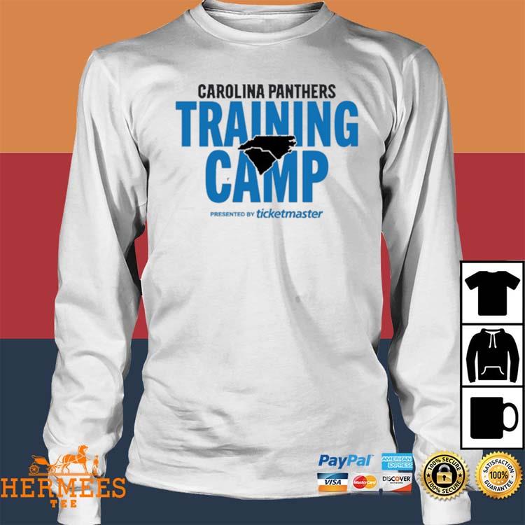 Official Carolina Panthers Training Camp Presented By Ticketmaster Shirt,  hoodie, tank top, sweater and long sleeve t-shirt
