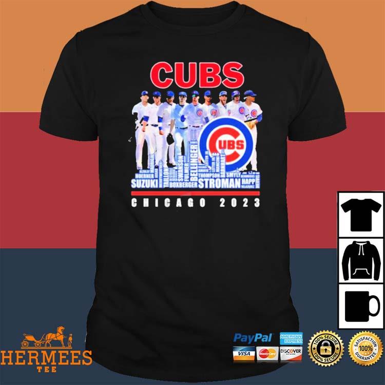 Official Chicago Cubs Skyline Players Name 2023 Shirt, hoodie, tank top,  sweater and long sleeve t-shirt