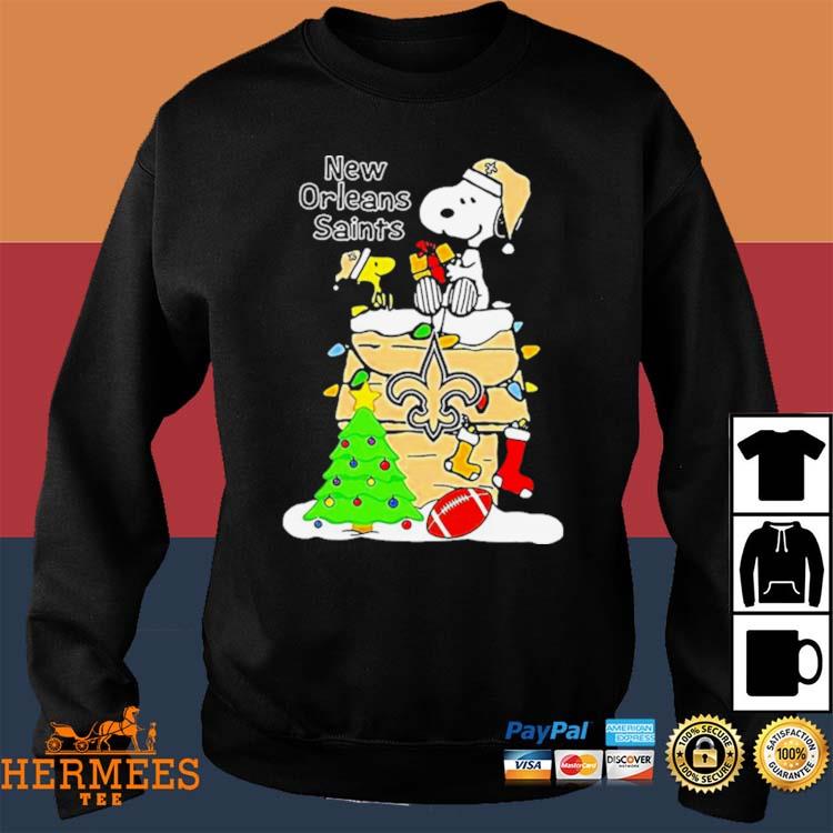 Snoopy New Orleans Saints Christmas shirt, hoodie, sweater, long sleeve and  tank top