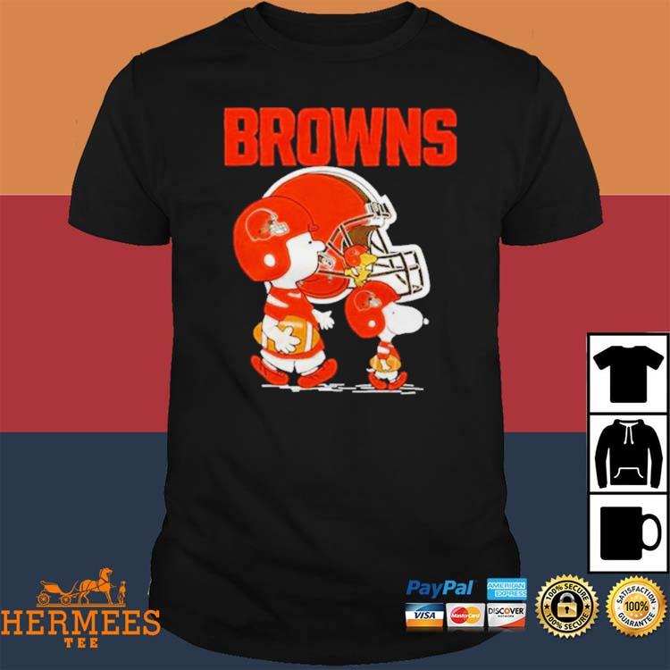 Cleveland Browns Charlie Brown Snoopy Cleveland Browns T-Shirt