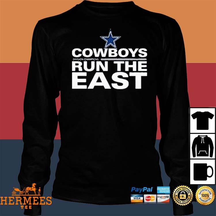 Official dallas Cowboys Division champions run the east T-shirt, hoodie,  sweater, long sleeve and tank top