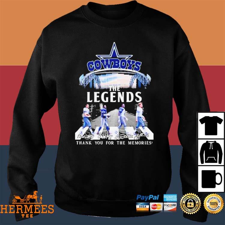 Dallas Cowboys The Legends Thank You For The Memories Shirt, hoodie,  sweater, long sleeve and tank top