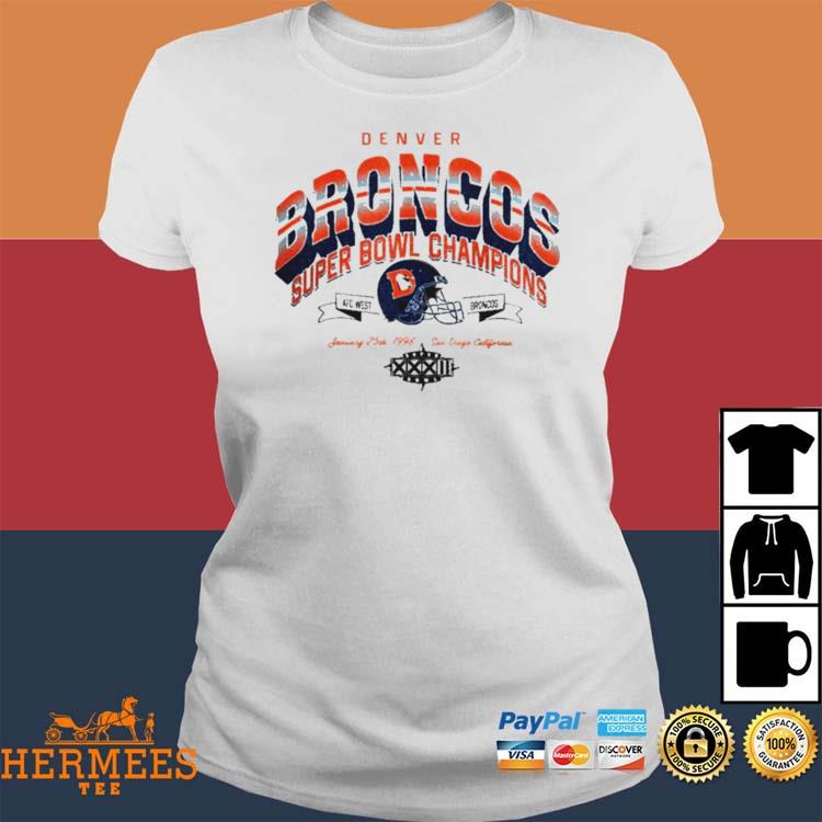 Denver Broncos Super Bowl Champions Crew Shirt - Peanutstee