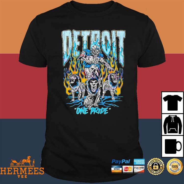 detroit lions one pride shirt