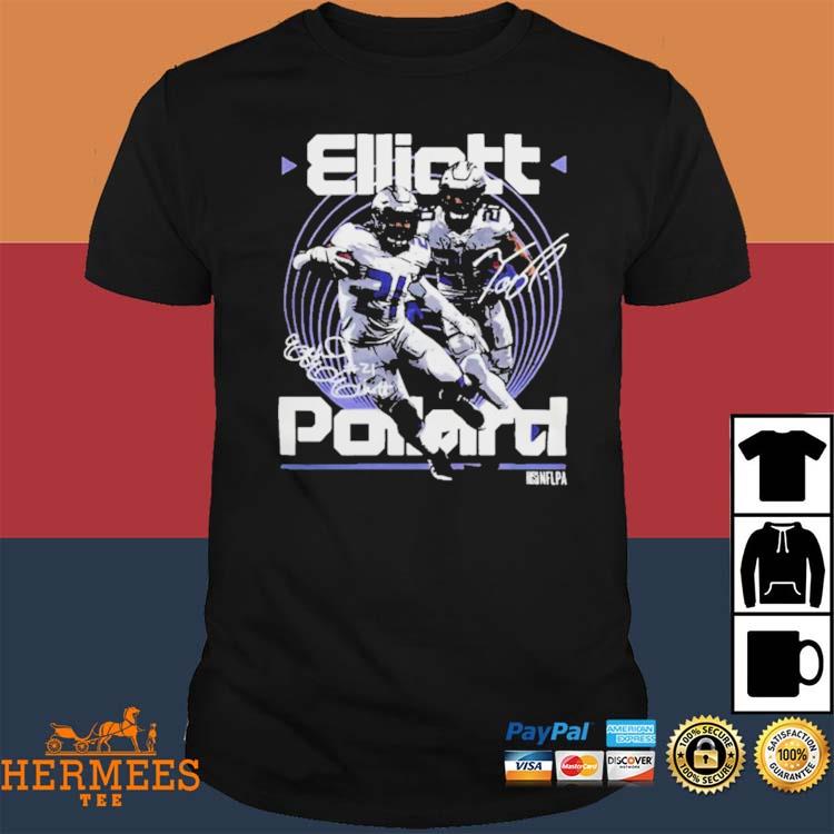 Ezekiel Elliott And Tony Pollard Dallas Duo Wht 2023 Shirt