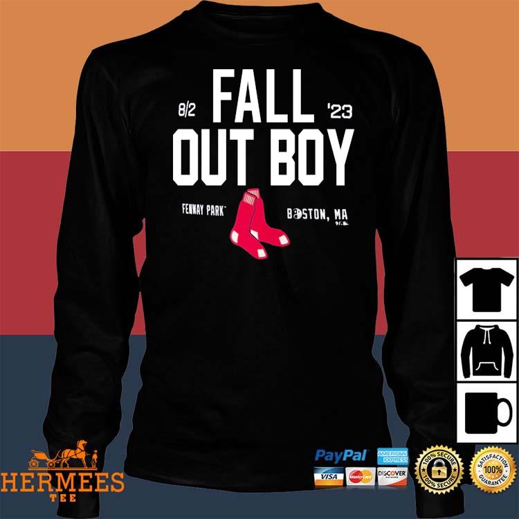 Official Fall out boy Boston red sox fenway park tour T-shirt, hoodie, tank  top, sweater and long sleeve t-shirt