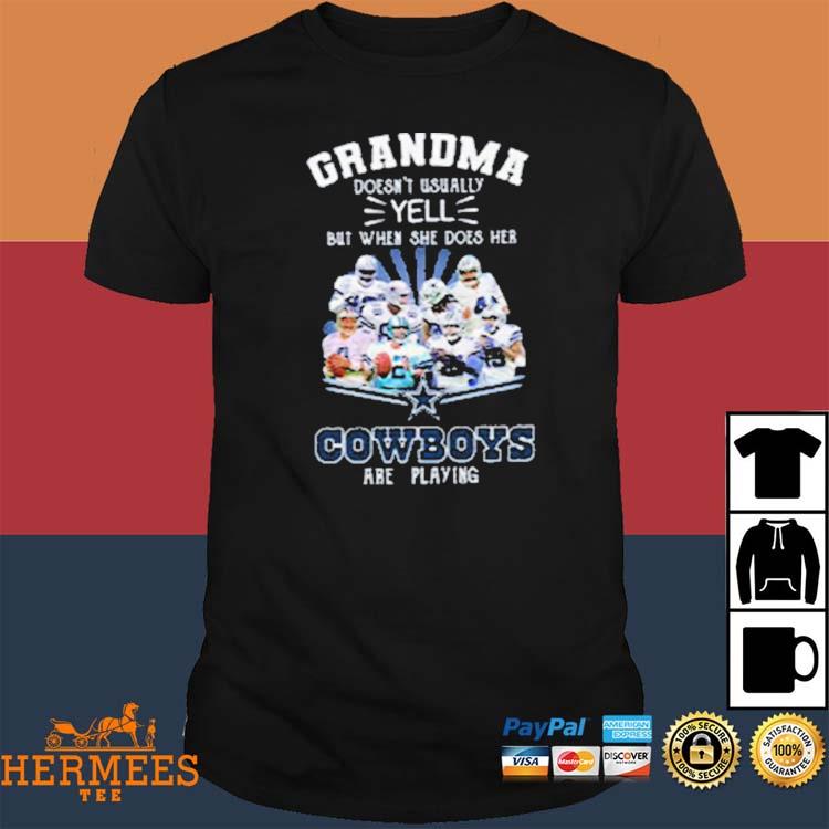 Top this Cool Grandma Loves Her Cowboys Shirt, hoodie, sweater, long sleeve  and tank top