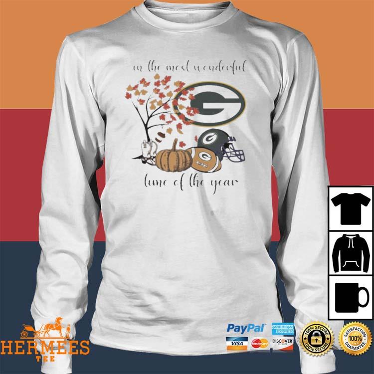 Green Bay Packers In The Most Wonderful Time Of The Year shirt, hoodie,  sweater, long sleeve and tank top