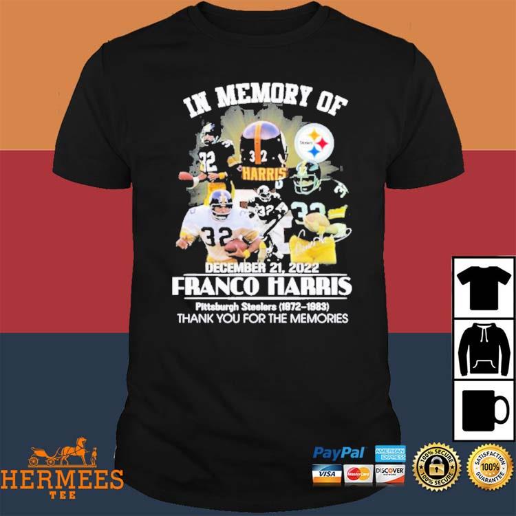 Franco Harris Pittsburgh Steelers 1972-1983 Thank You For The