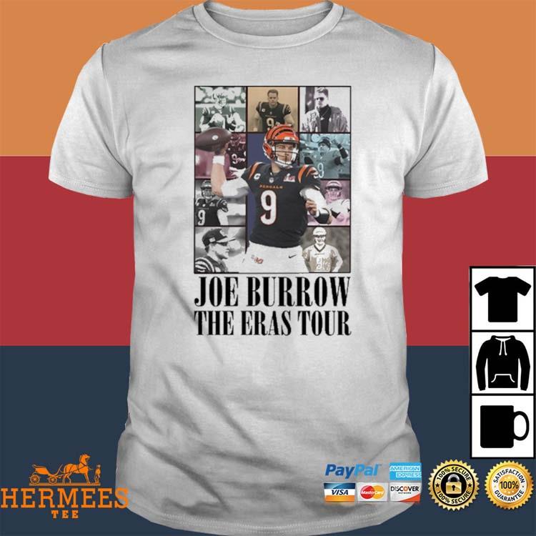 Official Number 9 Joe Burrow The Eras Tour shirt, hoodie, sweater, long  sleeve and tank top