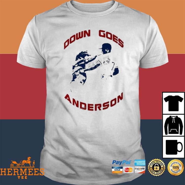 Official down Goes Anderson Shirt Ramirez's Punch-Out Shirt Jose