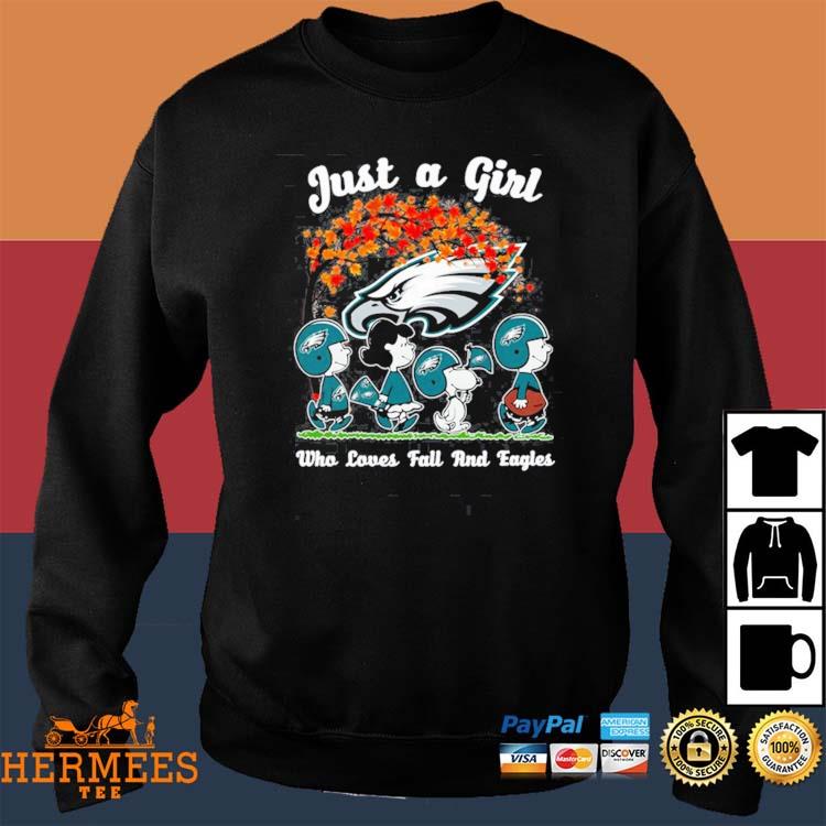 Just A Girl Who Loves Fall And Philadelphia Eagles Shirt, hoodie, sweater,  long sleeve and tank top