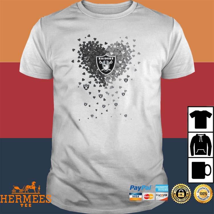 Las Vegas Raiders Tiny Heart Shape 2023 Shirt